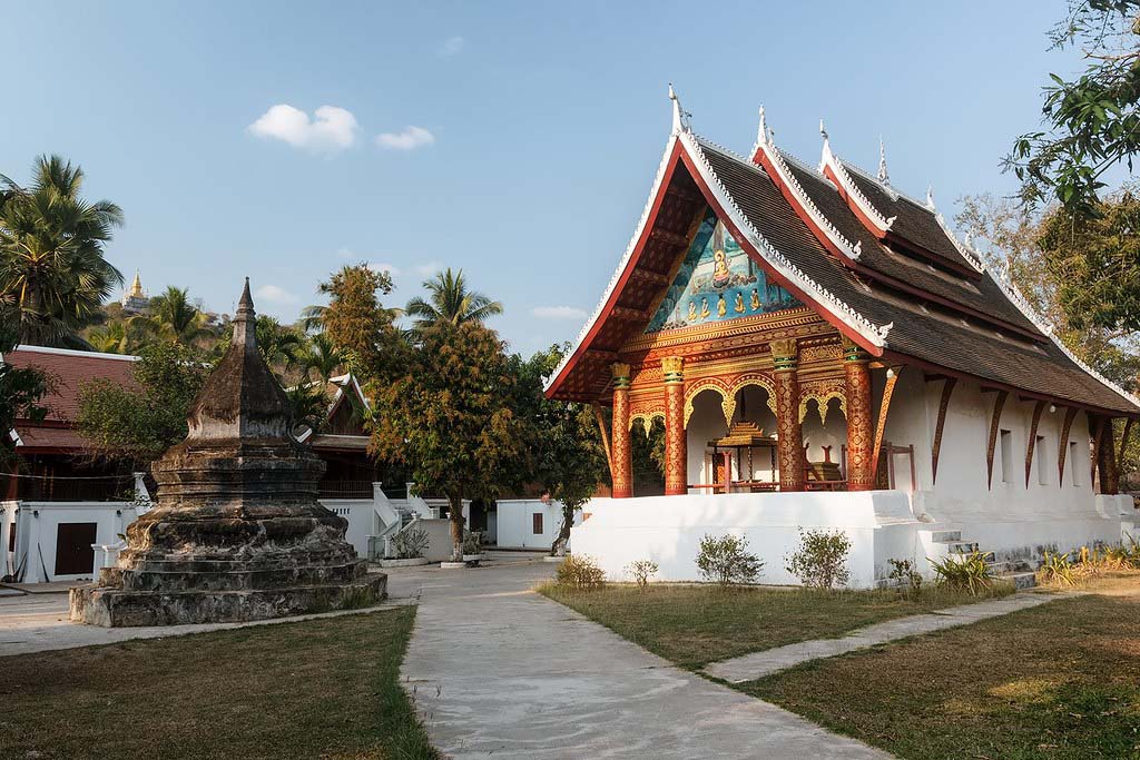 Luang Prabang temple Wat Aham